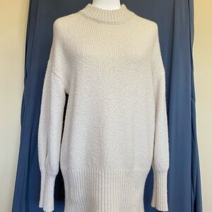 Nine West Cream Mockneck Sweater